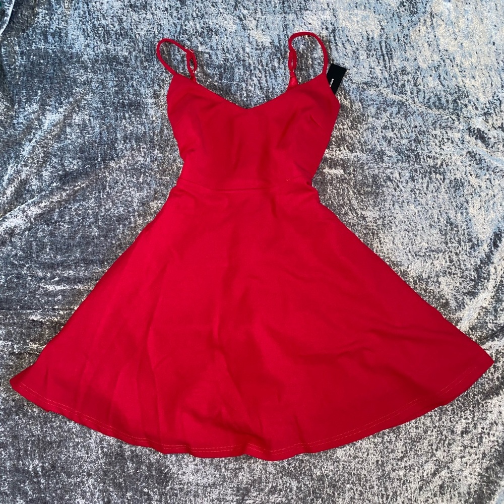 Do You Wanna Dance? Red Skater Dress